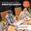 CASARIA® 4er Set Gartenstuhl Balkonstuhl Holz Produktbild-Vorschau 4