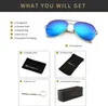 Übergroße Polarisierte Sonnenbrille für Frauen - Leichtes Produktbild-Vorschau 6