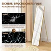 HOMCOM Celotelové zrkadlo 160 x 40 cm, vypuklé stojacie Náhľad obrázku produktu 7
