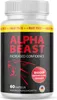 A product shot of a bottle of Alpha Beast capsules. Produktbild-Vorschau