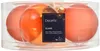 Weihnachtskugeln Glas 8cm 4 Stück - Warmorange transparent Produktbild-Vorschau 2