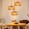ZMH lampa wisząca boho lampa wisząca rattanowa lampa Podgląd zdjęcia produktu 1