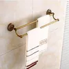 Salle de bain rétro Porte-serviettes en laiton antique dans Voir les images du produit 1