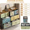 Kommode mit 8 Stoffschubladen, Stahlrahmen, Sideboard für Produktbild-Vorschau 6