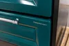 Kachel met bakoven en kookplaat, model 4012, groene houten Productafbeelding-voorbeeld 10