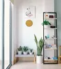 Nástěnné hodiny do ložnice, tichý hod, šedé, průměr 38 cm Náhled obrázku produktu 5