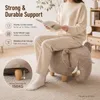 Elefanten-Hocker mit gepolsterter Sitzfläche, dekorativer Produktbild-Vorschau 4