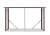A product shot of a brown and gray firewood rack against a white background. Náhled obrázku produktu