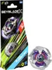 A Beyblade X toy, specifically the 'Keel Shark 3-Golf' model, is shown next to its packaging. The packaging features dynamic graphics and product imagery. Podgląd zdjęcia produktu