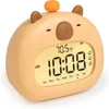 Capybara Kinderwecker mit Nachtlicht, digitaler Wecker fürs Produktbild-Vorschau 1