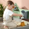 MUDDY BUDDY® Sandkasten „Cozy House“ warmgrau - eukaplyptus Produktbild-Vorschau 2