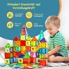 Olvy Magnetische Bausteine 74 Teile – Montessori Produktbild-Vorschau 2