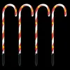 4er Set LED-Gartenleuchtstäbe Zuckerstange 32 weißen LEDs Leuchtstab IP44 Produktbild-Vorschau