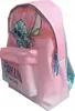 A pink backpack with Stitch and Scrump from Disney's Lilo & Stitch. Produktbild-Vorschau