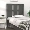 vidaXL Kopfteil Grau 80,5x4x100 cm Massivholz Kiefer Produktbild-Vorschau 2