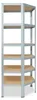 shelfplaza HOME 230x60x30cm Cornered Shelf v galvanizovaná Náhled obrázku produktu 4