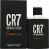 A black box and bottle of Cristiano Ronaldo CR7 Game On Eau de Toilette for Men. Voir les images du produit