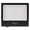 A black LED floodlight with a white diffuser is shown against a white background. Produktbild-Vorschau