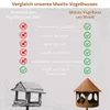 Maxito Vogelhaus mit Ständer wetterfest aus Metall und Produktbild-Vorschau 3