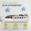 Juskys Kinderbett Naya 80x160 cm mit Rausfallschutz & Produktbild-Vorschau 6