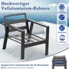MeXo Gartenmöbelset Aluminium, 4 Personen, Ergonomische Produktbild-Vorschau 4