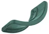 A green phone case is shown on a white background, bent to show its flexibility. Produktbild-Vorschau