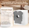 A vacuum bag is shown next to a list of compatible Roomba models. Produktbild-Vorschau
