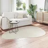 vidaXL Tappeto HUARTE Crema 140 x 200 cm Poliestere Anteprima dell’immagine prodotto 3