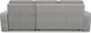 The back view of a grey sectional sofa. Produktbild-Vorschau