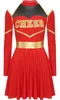 Damen Cheerleader Kostüm Größe M – Langarmig Cheerleading Produktbild-Vorschau 4