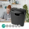 Niszczarka do papieru Nedis 10l DIN P-2 190W Czarna Podgląd zdjęcia produktu 9