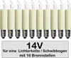 10 Stück Kleinschaftkerzen 14V 3W E10 Ersatzlämpchen für Produktbild-Vorschau 2