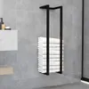 Stojan na uteráky čierny 25x20x95 cm železný Náhľad obrázku produktu 2