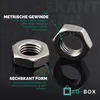 AG-BOX Sechskantmuttern M8 niedr. Form DIN 439 Edelstahl Produktbild-Vorschau 3