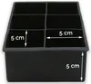 2er Set Eiswürfelform Silikon, Würfel 5x5x5 cm, schwarz Produktbild-Vorschau 3