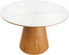 riess-ambiente Runder Esstisch UNIQUE 120cm weiß natur Produktbild-Vorschau 12