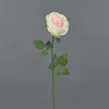 artplants.de Kunst Rose THYRI, Creme-rosa, 65cm - Textil Produktbild-Vorschau 5