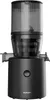 A black Hurom slow juicer is shown against a white background. Podgląd zdjęcia produktu