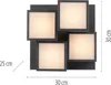 Plafonnier LED JUST LIGHT TETRIS, blanc chaud, 17 W, noir, Voir les images du produit 6