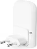 A white LED night light with a European plug is shown against a white background. Produktbild-Vorschau