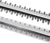 A close-up view of two hedge trimmer blades, one above the other, against a white background. Produktbild-Vorschau