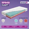 A cutaway view of a mattress showing its internal layers, with labels and feature descriptions. Produktbild-Vorschau