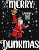 Merry Dunkmas Santa Basketball - Weihnachten Produktbild-Vorschau 3
