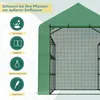 Serra in plastica Outsunny con ripiano per fiori e pomodori Anteprima dell’immagine prodotto 4
