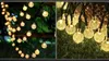 Solar Lichterkette Gartenlichter Kugel Lichterkette 12 m Produktbild-Vorschau 4