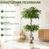 Ikodm umelá rastlina Ficus, výška 150 cm, nevyžaduje Náhľad obrázku produktu 3