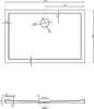 Mexen Flow rechteckige Slim-Duschwanne 150 x 80 cm, weiß Produktbild-Vorschau 6