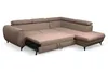 Ecksofa "Mona" Eckcouch Sofa Schlaffunktion beigebraun Produktbild-Vorschau 3
