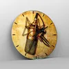 Wanduhr - Rund - Glasuhr - Mikrofon Musik Lied - 30x30cm - Produktbild-Vorschau 4