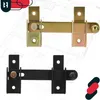 KOTARBAU Set van 2 vensterluiken - 120 mm - Gegalvaniseerd Productafbeelding-voorbeeld 7